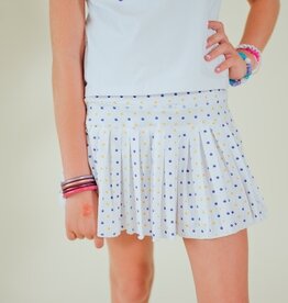 Girls Tiger Paw Mini Pleated Skort