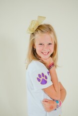 Girls Shimmer Applique Tigers Boxy Tee