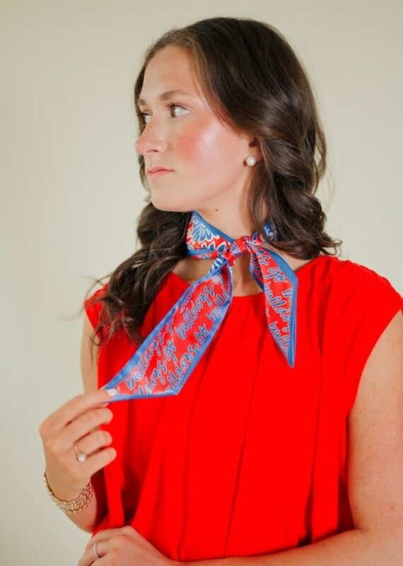 Louisiana Tech Skinny Scarf