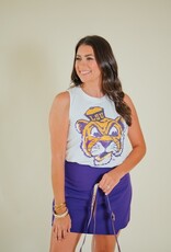 LSU Vintage Tiger Sequin Tank