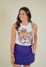 LSU Vintage Tiger Sequin Tank