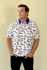 Smith & Quinn Men's Teddy Polo LSU Toile