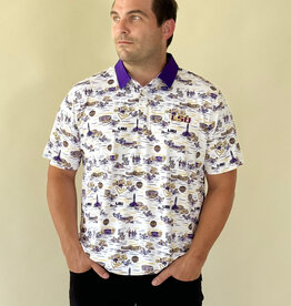 Smith & Quinn Men's Teddy Polo LSU Toile