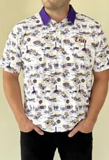 Smith & Quinn Men's Teddy Polo LSU Toile