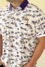 Smith & Quinn Men's Teddy Polo LSU Toile