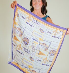 LSU Silk Scarf