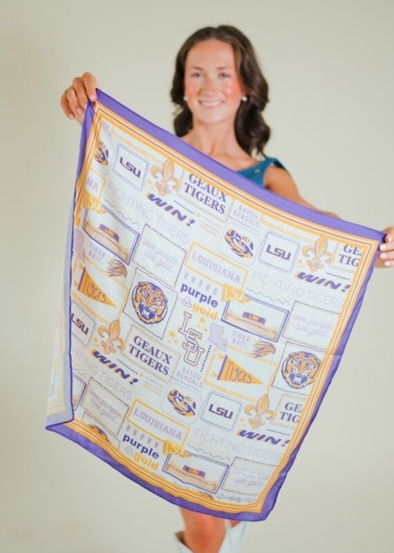 LSU Silk Scarf