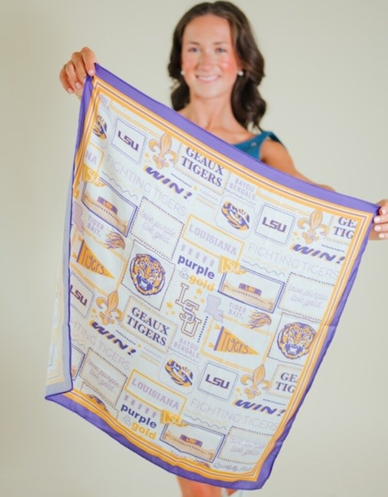 LSU Silk Scarf