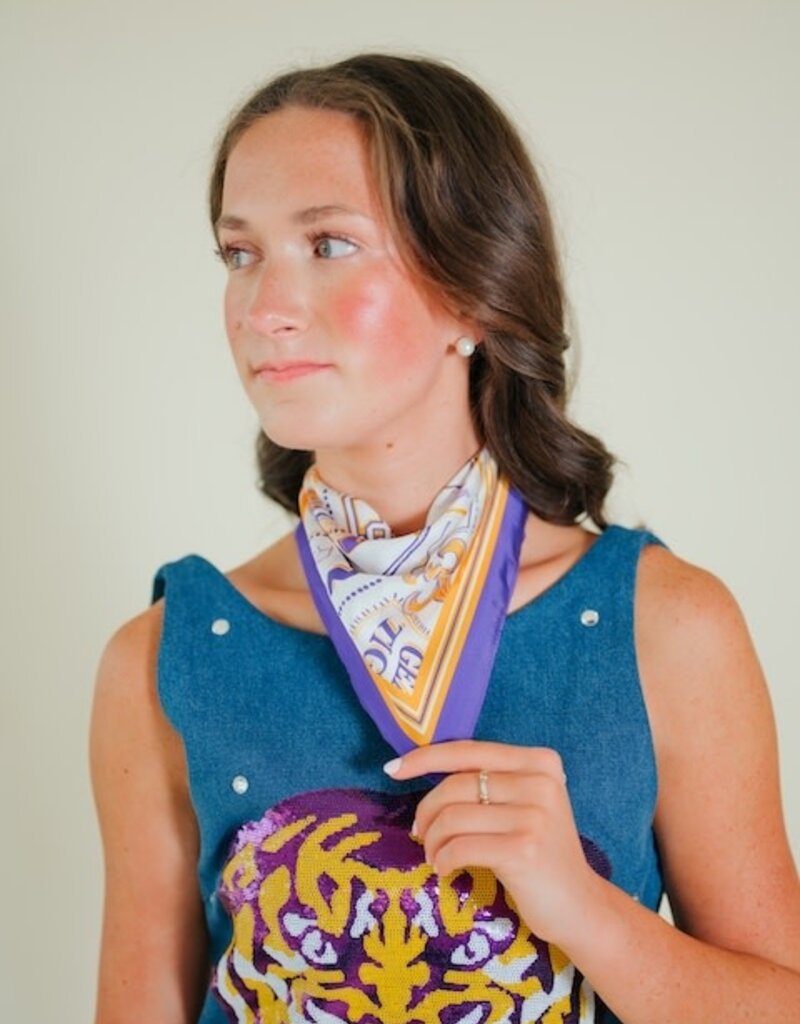LSU Silk Scarf