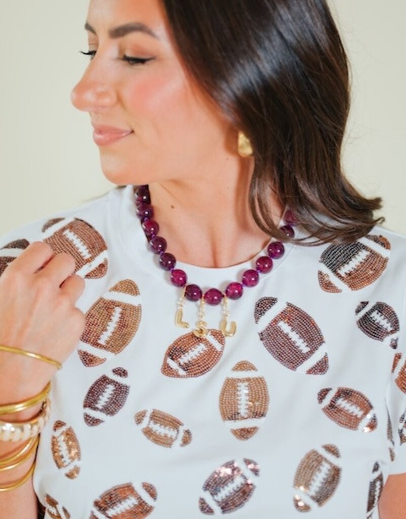Campus Necklace LSU