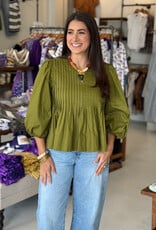 Martini Pleated Top