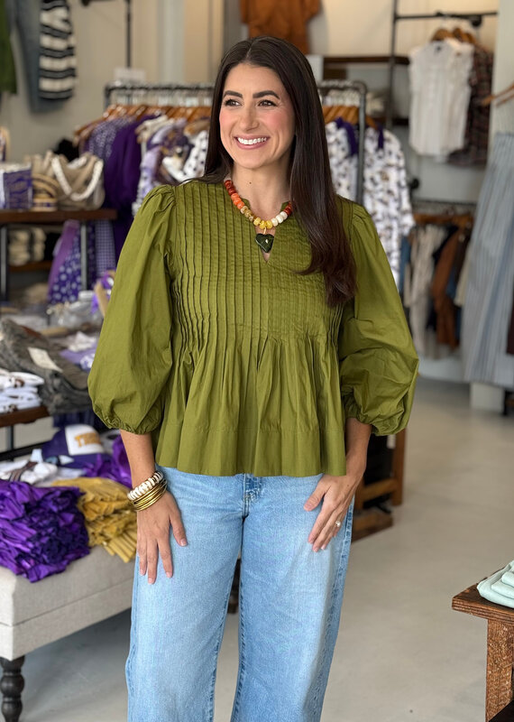 Martini Pleated Top
