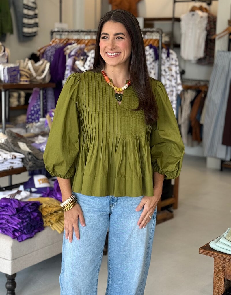 Martini Pleated Top