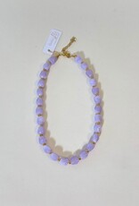Lavender Bauble Bead Necklace