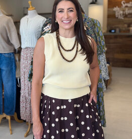 Gentle Fawn Skylar Sweater Top Parchment