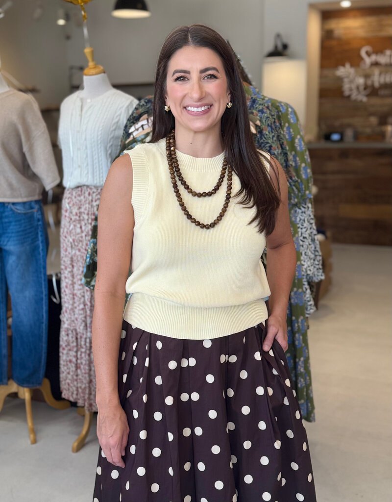 Gentle Fawn Skylar Sweater Top Parchment