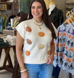 Josie Mini Pumpkin Sweater Top