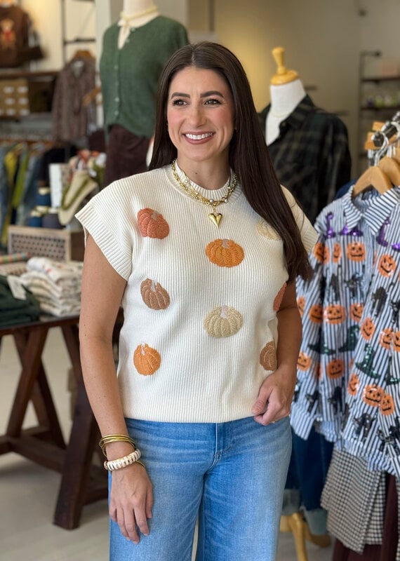 Josie Mini Pumpkin Sweater Top