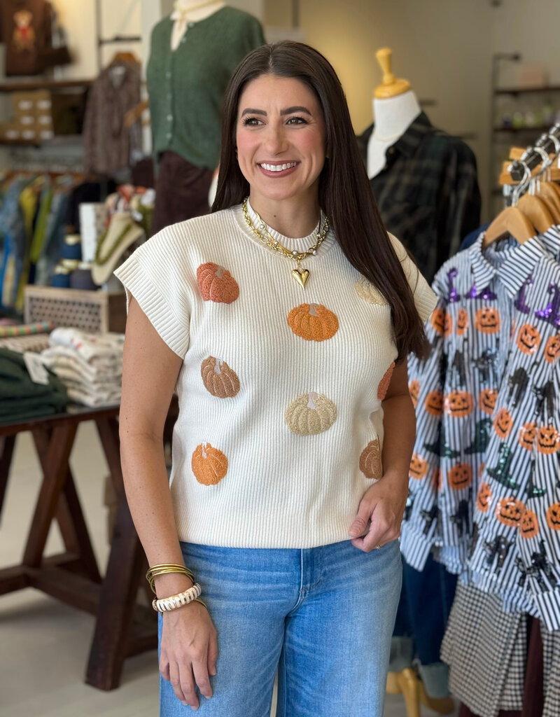 Josie Mini Pumpkin Sweater Top