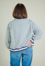 Queen of Sparkles Licensed LSU Gingham Mascot Mock Neck