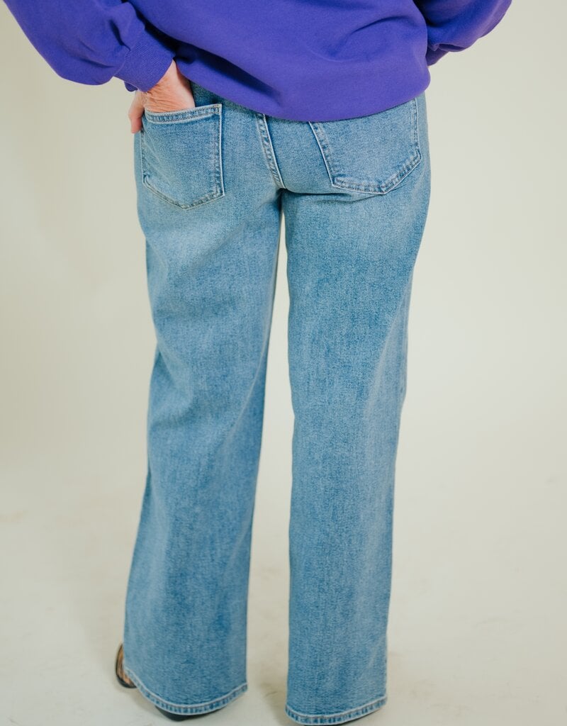 JBD Medium Denim HR Full Length Straight