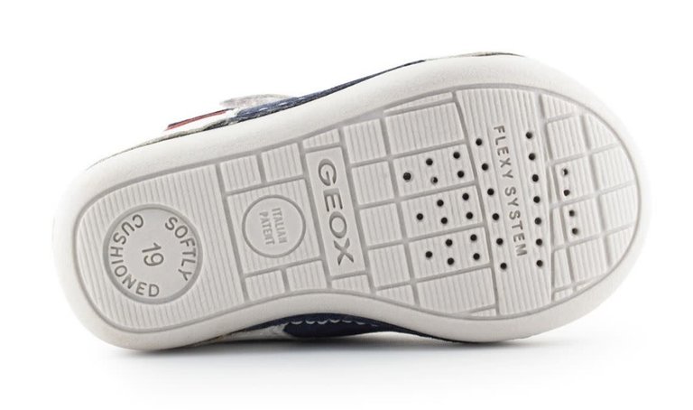 GEOX Tutim Sandale Blanc / Marine