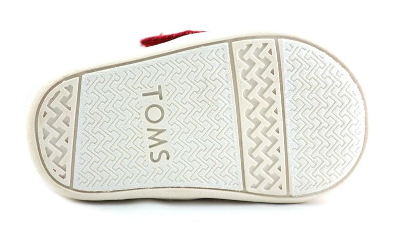 TOMS TOMS TINY CLASSIC RED CANVAS
