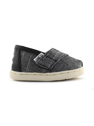 TOMS TINY CLASSIC BLK Texture Chambray