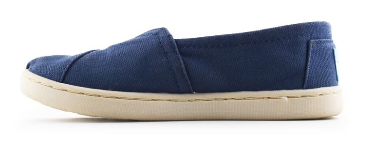 TOMS YTH CLASSIC NVY CANVAS