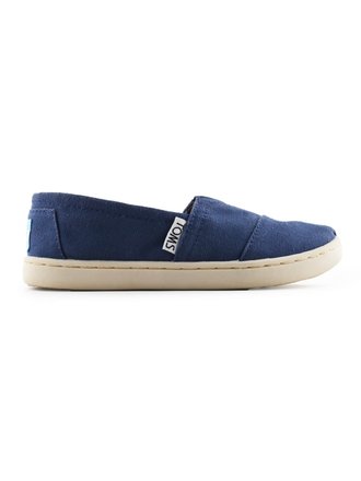 TOMS YTH CLASSIC NVY CANVAS