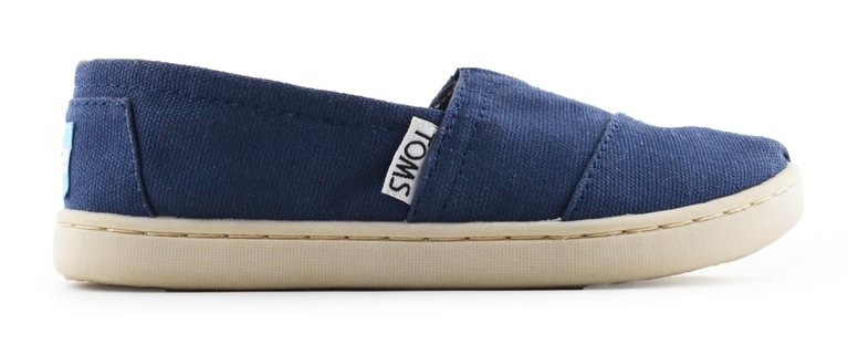 TOMS YTH CLASSIC NVY CANVAS