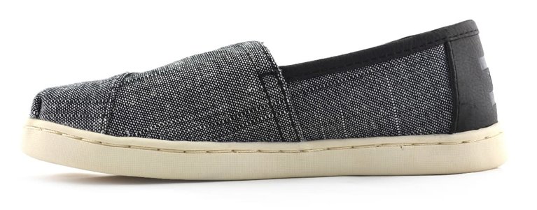TOMS TOMS YTH CLASSIC BLK Texture Chambray