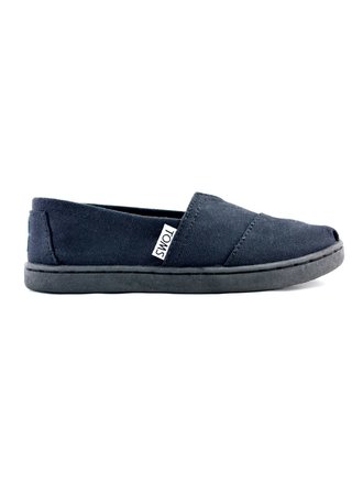 TOMS YTH CLASSIC BLK CANVAS
