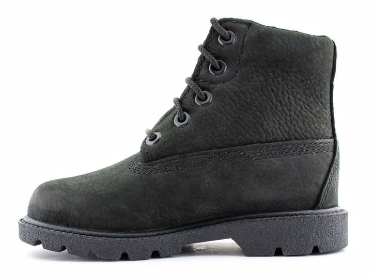 TIMBERLAND KID'S- CLASSIC 6"BOOT BLACK NUBUCK