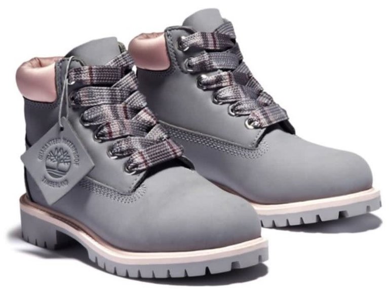 TIMBERLAND TIMBERLAND JR 6 IN PREMIUM WP BT GRY
