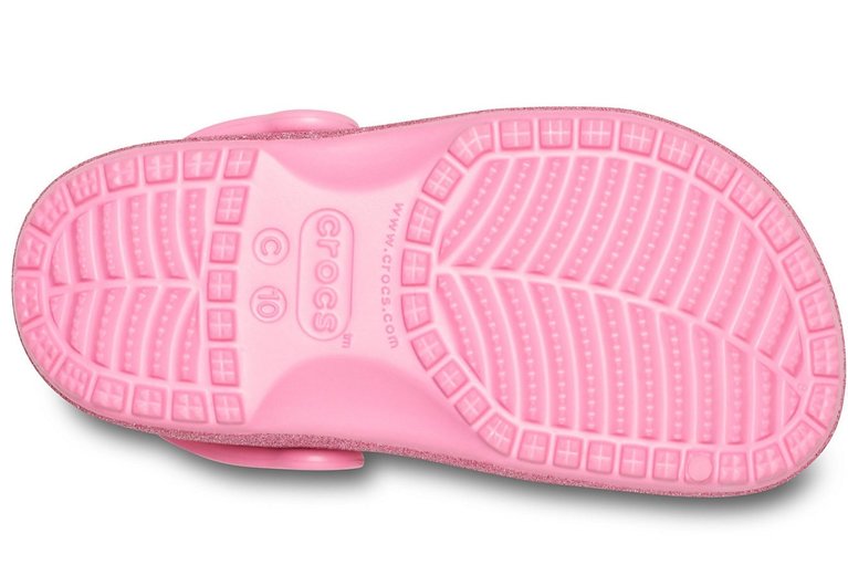 CROCS Classic Crocs Clog for Kids/Junior - Pink Glitter