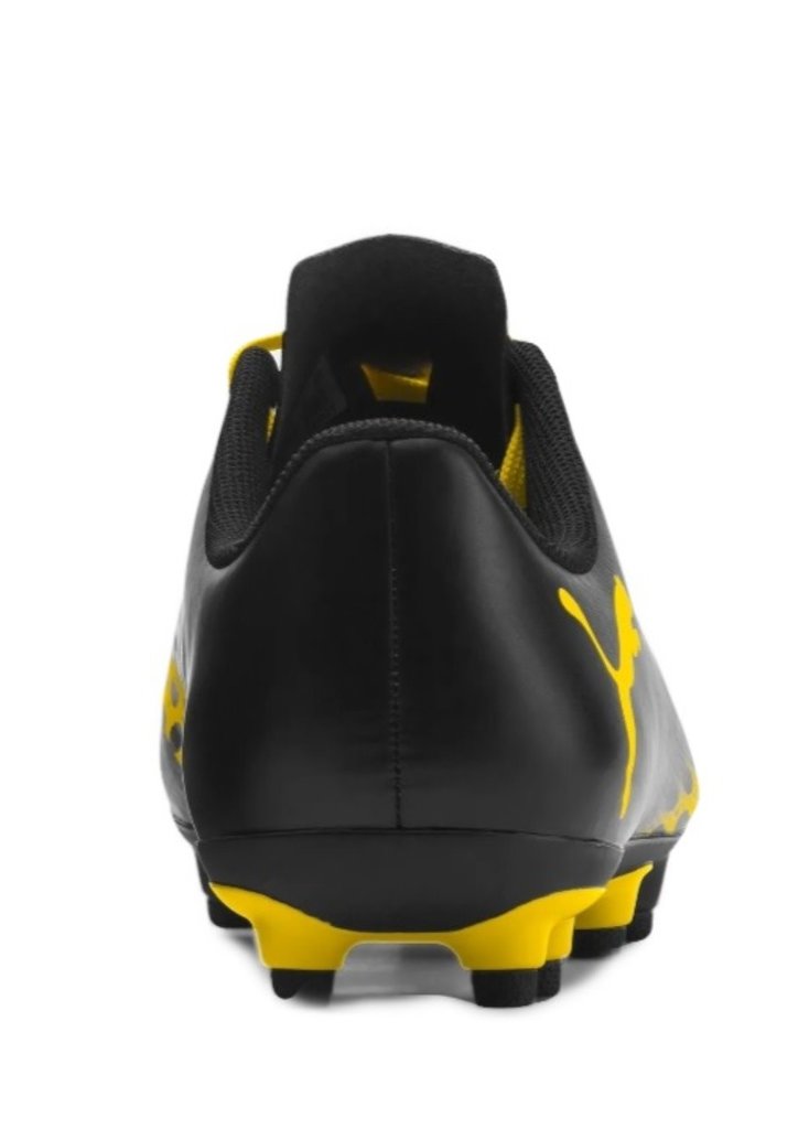 PUMA Spirit 3 Firm Ground Junior Soccer Noir / Jaune