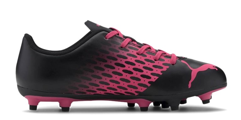 PUMA Spirit 3 Firm Ground Junior Soccer Cleats Black / Purple