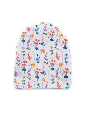 HEADSTER KIDS 014-PK01 BEANIE PINK FLOWERS HEADSTER KIDS 014-PK01 BEANIE PINK FLOWERS