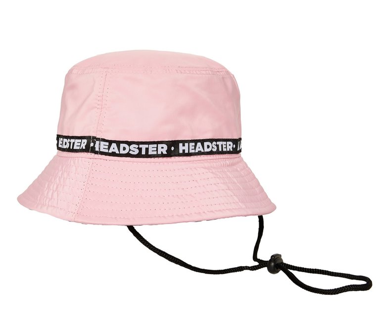 HEADSTER HEADSTER SAFARI PINK BUCKET HAT