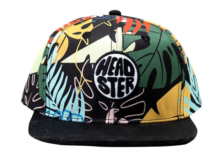 HEADSTER KIDS Tropic Black Snapback