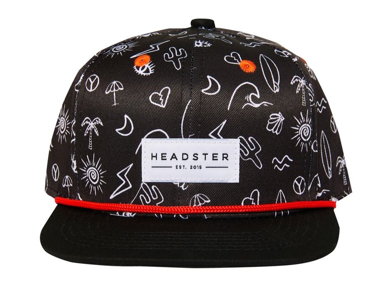 HEADSTER HEADSTER SURF'S UP BLACK