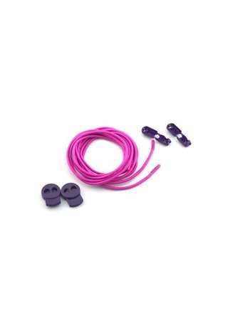 IN-SPORT 1160  MAUVE ELASTIC LACES IN-SPORT 1160  MAUVE ELASTIC LACES