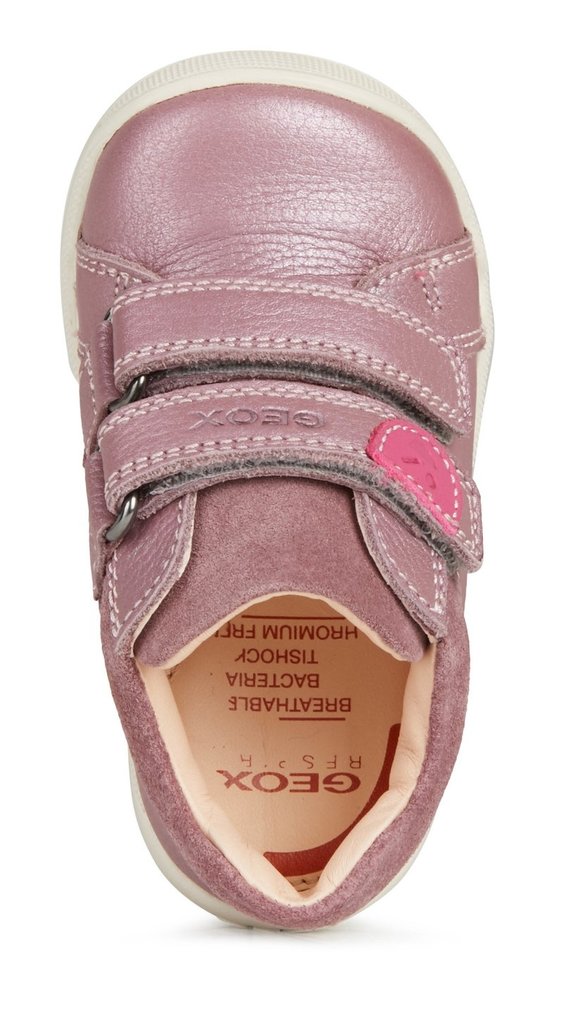 GEOX Geox Casual Baby Girl Shoes - Macchia - Dark Rose Pink