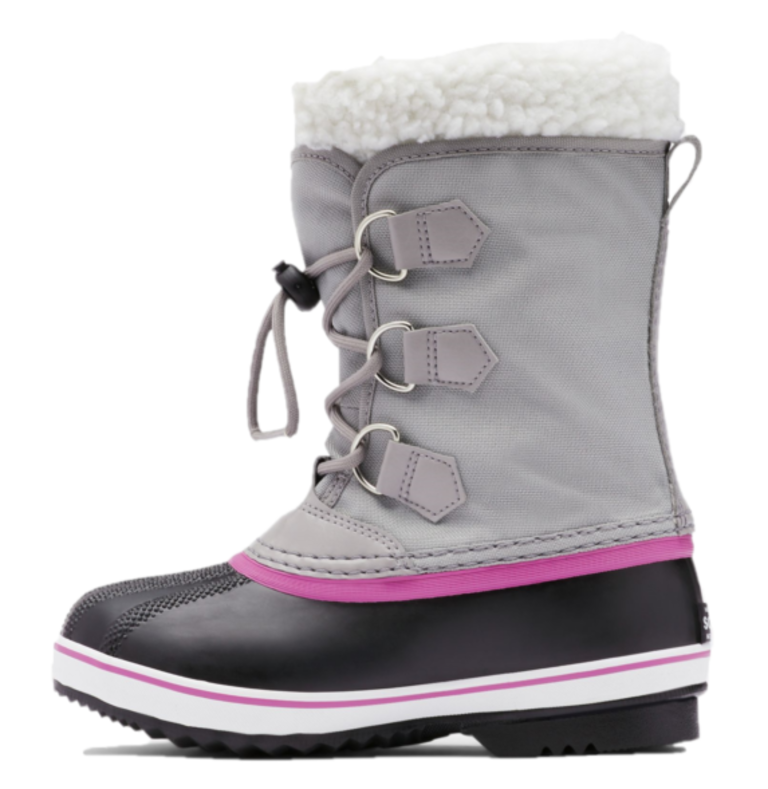 SOREL Yoot Pac Nylon Gris Chromé / Noir / Rose