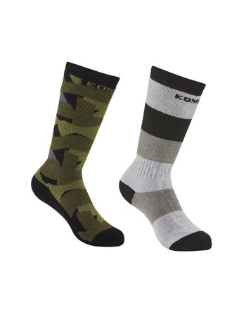 KOMBI Rumble Heavy Socks Twin Pack - Children Castlerock