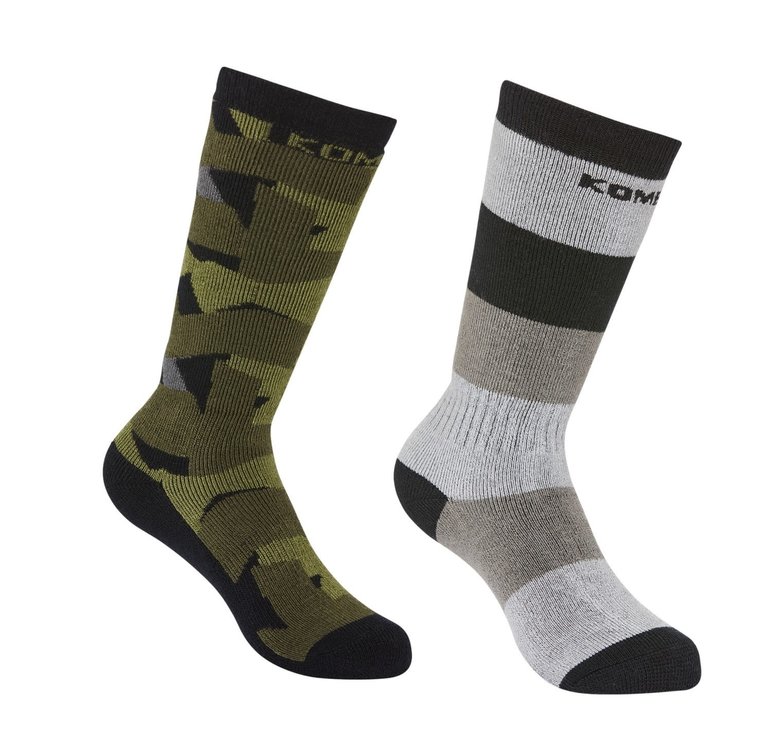 KOMBI Rumble Heavy Socks Twin Pack - Children Castlerock