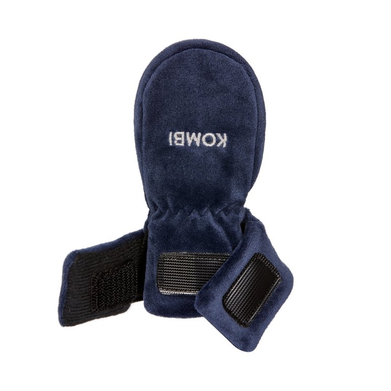 KOMBI Fuzzy Paw Mittens - Infants Dark Navy
