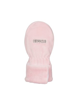 KOMBI Fuzzy Paw Mittens - Infants Rose Shadow