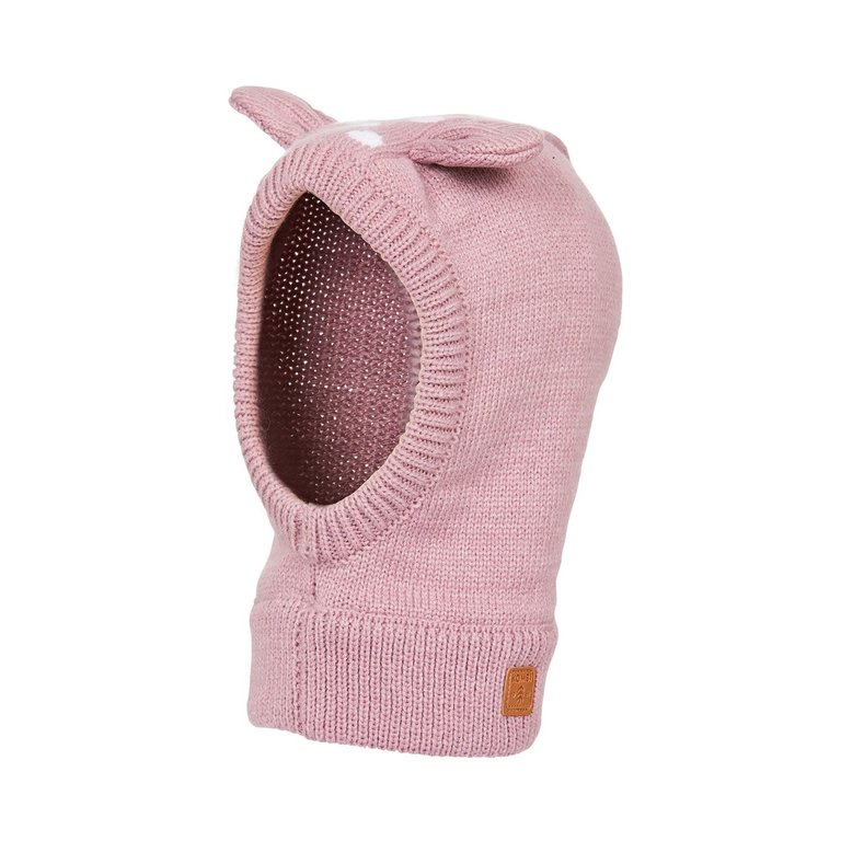 KOMBI Balaclava en tricot Dodo - Bébés Rose